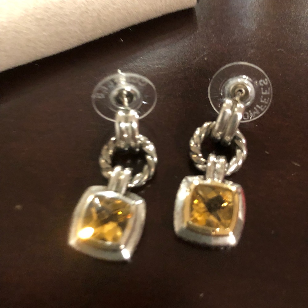 David Yurman Authentic Cotrine Drop Earrings